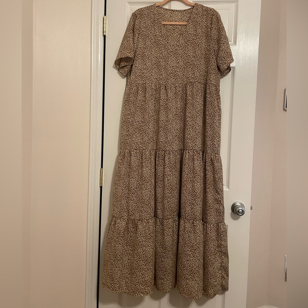 SHEIN XL leopard print maxi dress-perfect condition!